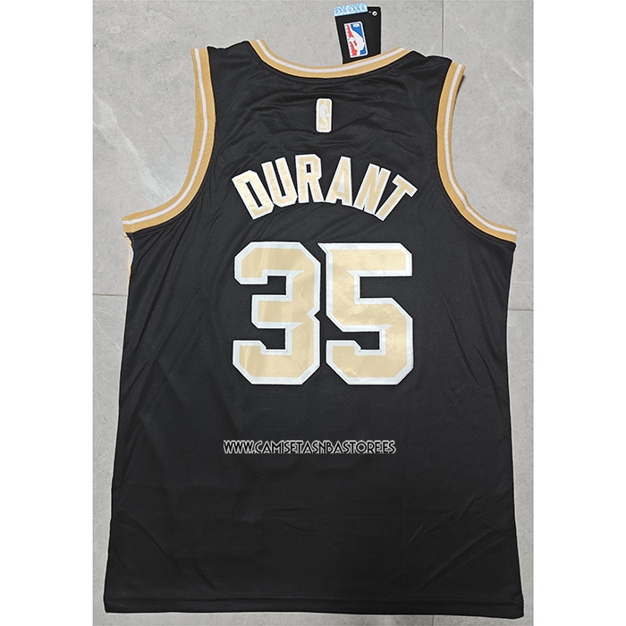 Kevin Durant NO 35 Camiseta Phoenix Suns Select Series Oro Negro